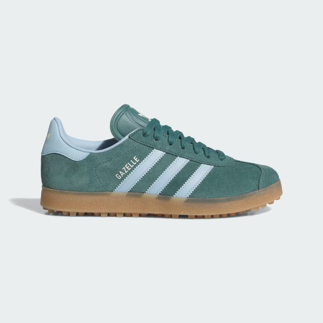 adidas Gazelle Spikeless Golf Shoes Preloved Teal 9.5 Womens | adidas (US)