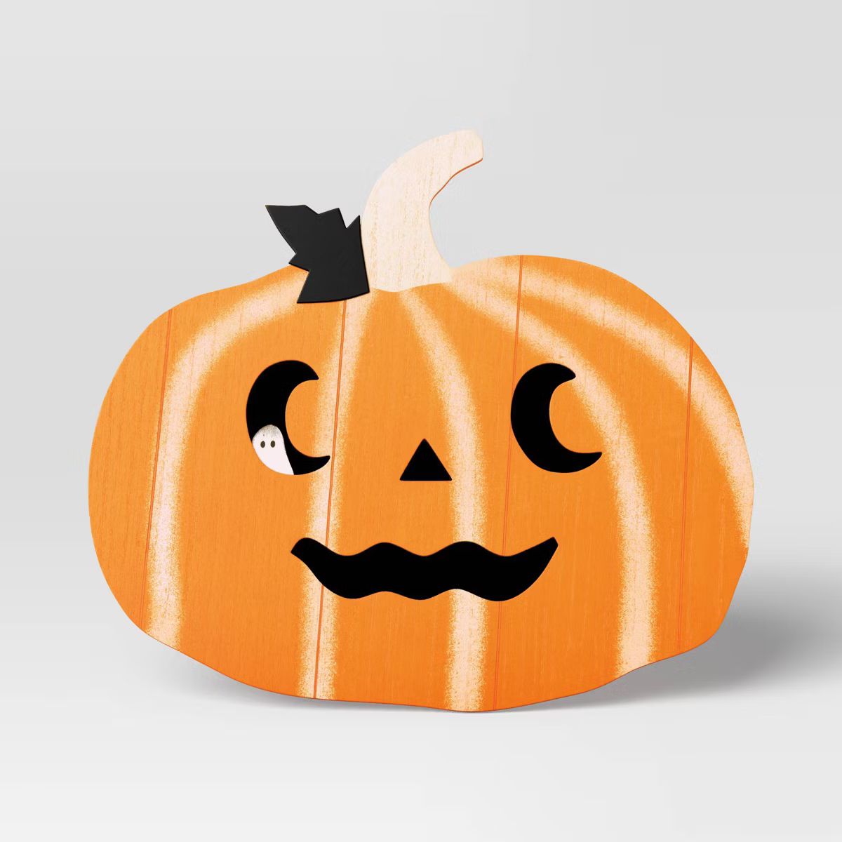 Wood Pumpkin Sign Halloween Decorative Object - Hyde & EEK! Boutique™ | Target