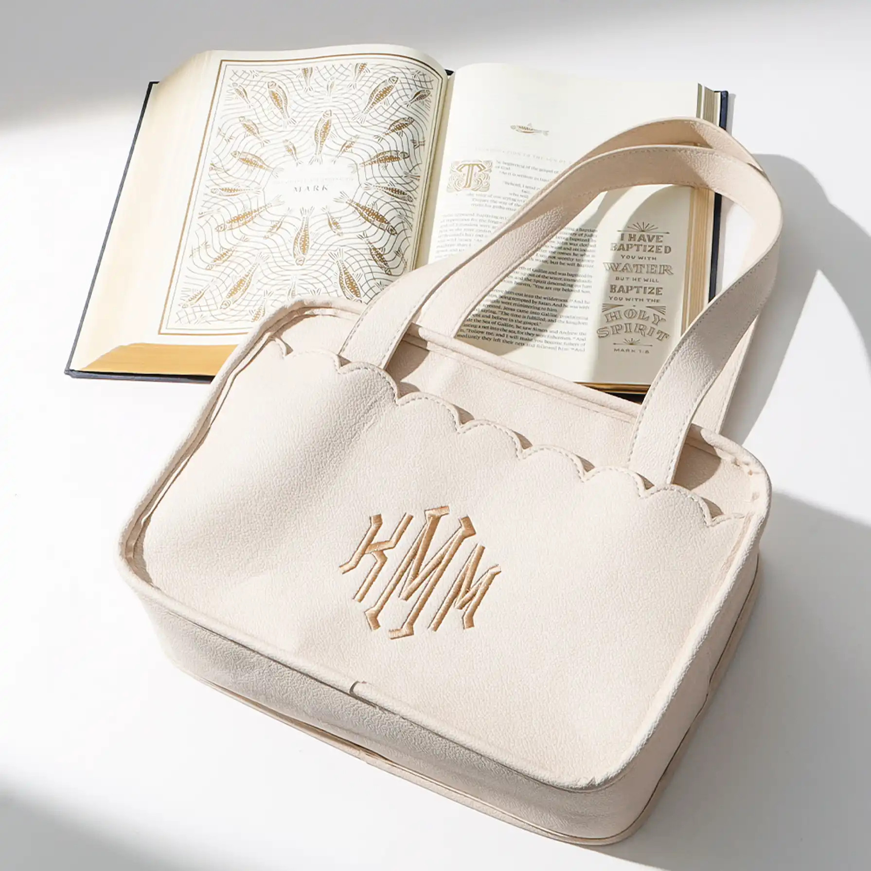Monogrammed Bible Tote Bag | Marleylilly