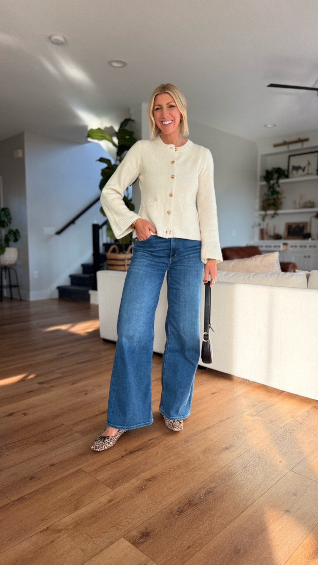 Fall style doesn’t have to be a full reset.
Just a few figure-flattering staples — a structured cardigan, wide-leg jeans, and statement flats — to make everyday style effortless again. 🍂

Save this post to rebuild your fall wardrobe around easy, elegant staples.
Tap the heart on your favorite piece — I’ll be sharing how to mix and match these next week inside my LTK!

#LTKOver40 #LTKFindsUnder100 #LTKStyleTip