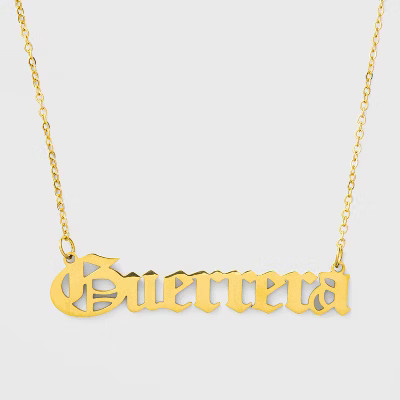 Latino Heritage Month JZD Guerrera Necklace - Metallic Gold | Target