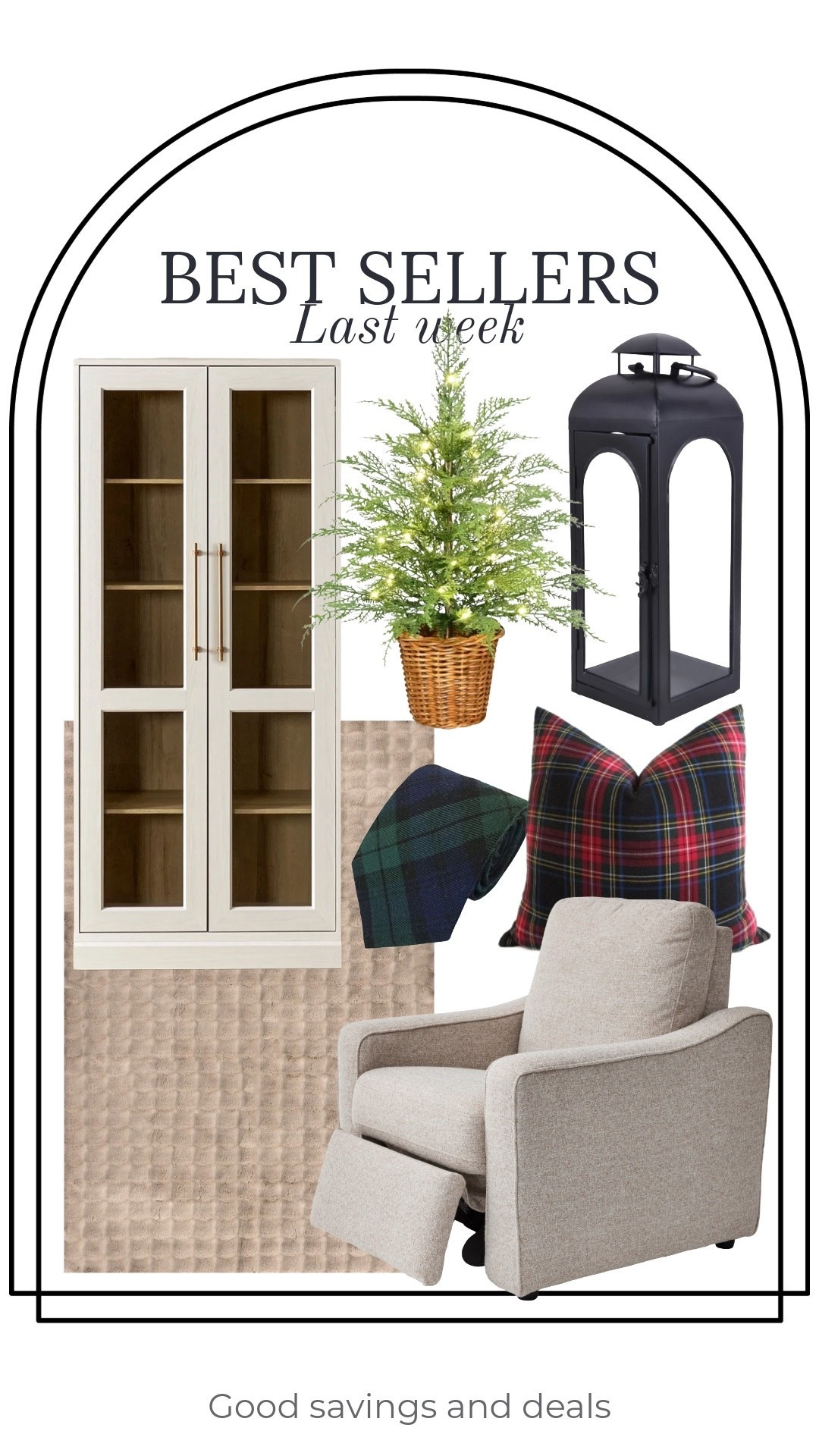Best sellers last week include this soft area rug, display cabinet, lantern, plaid pillow case cover, twinkle tree, recliner and more. Home finds. More for less.

#LTKHome #LTKSaleAlert #LTKHoliday