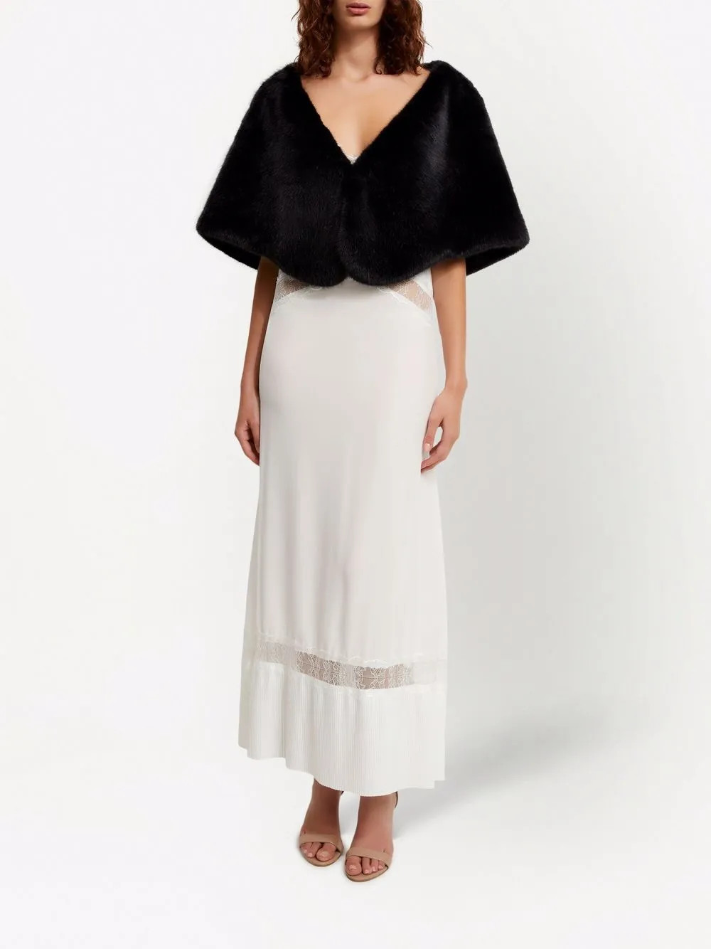 Unreal Fur Yasmine Faux Fur Wrap | Black | FARFETCH | Farfetch Global