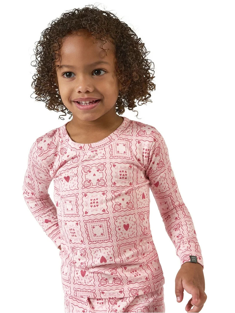 Modern Moments by Gerber Toddler Valentine´s Day Pajama Set, 2-Piece, Sizes 12M-5T | Walmart (US)