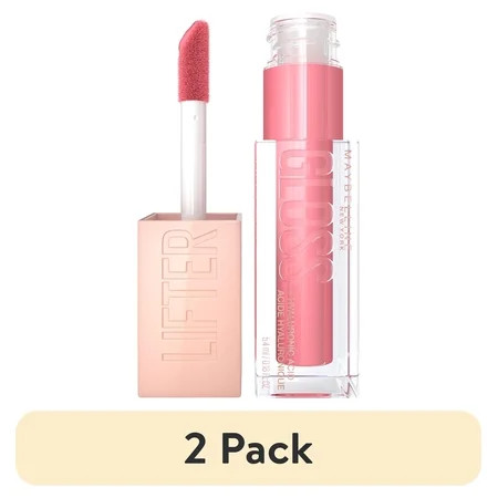(2 pack) Maybelline Lifter Gloss Lip Gloss Makeup With Hyaluronic Acid, Gummy Bear, 0.18 fl oz | Walmart (US)