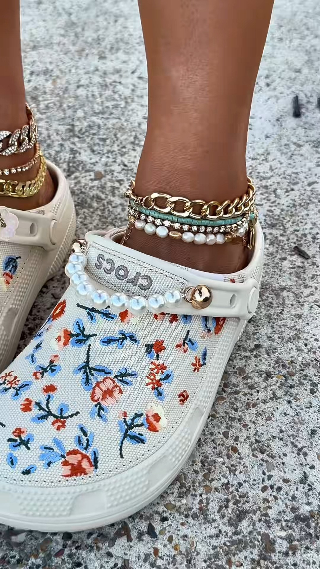 Frappe is back! #crocs #crocsfloral #floralcrocs #crocscrafted #ad @Crocs  

 #LTKootd #LTKWorkwear #LTKTravel