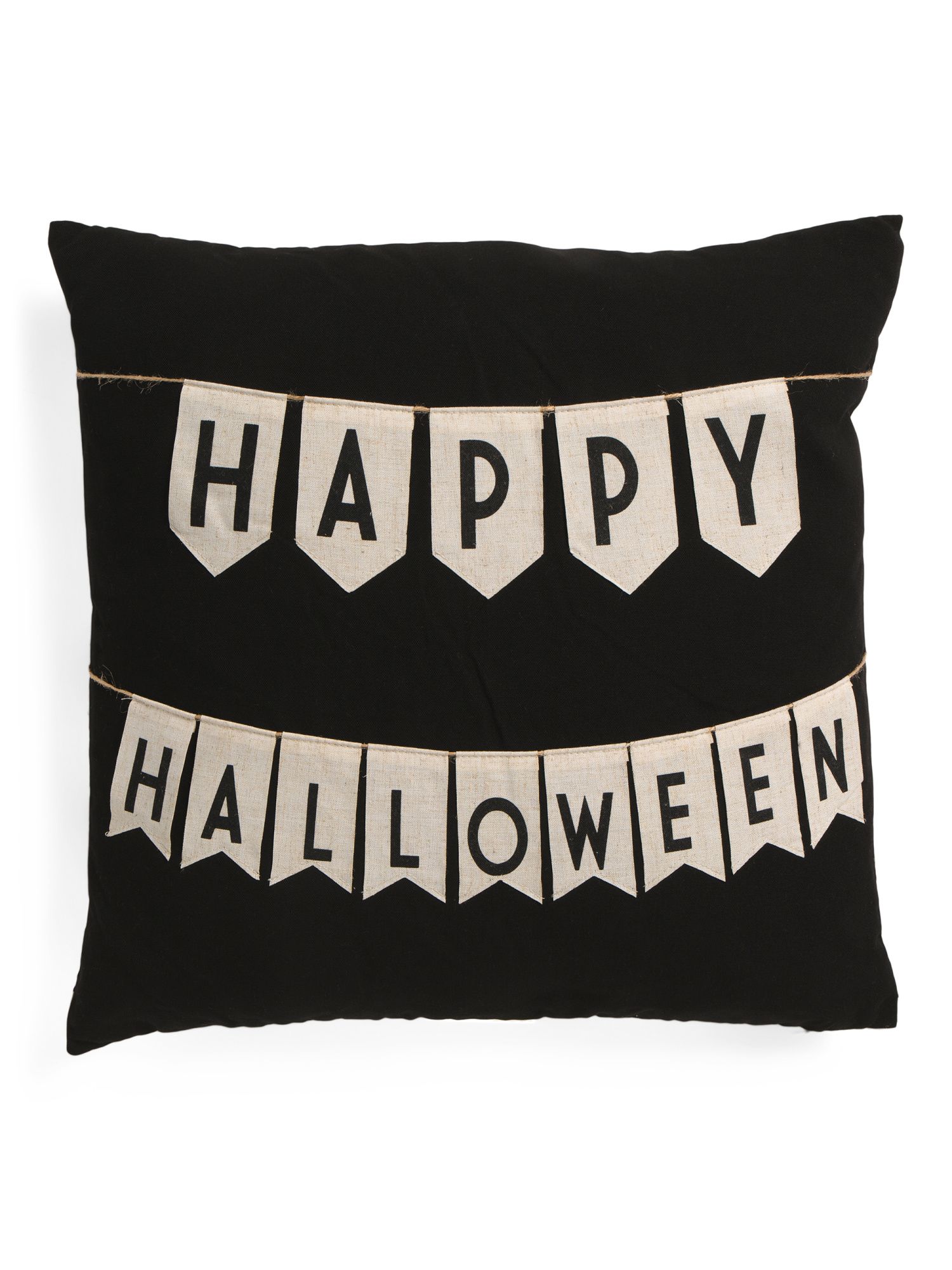 20x20 Happy Halloween Bunting Pillow | Halloween | Marshalls | Marshalls
