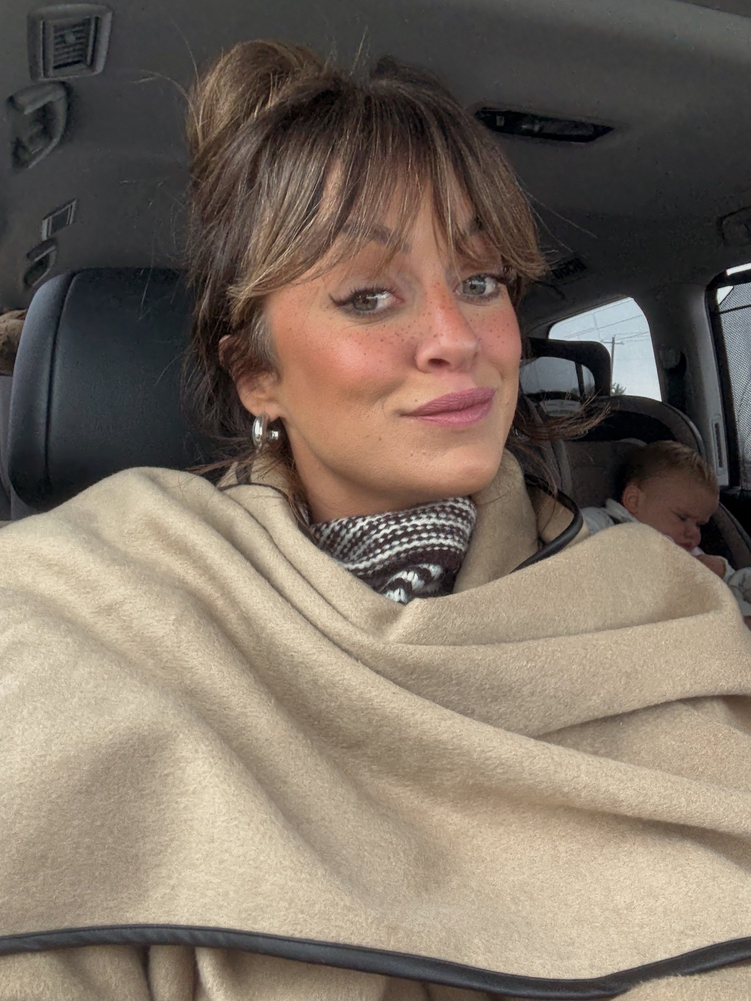 A coat with a scarf built in?! Are you kidding?! 😍😍😍 so cozy. Fits true to size. I sized up to fit sweaters underneath. 

#LTKGiftGuide #LTKHoliday