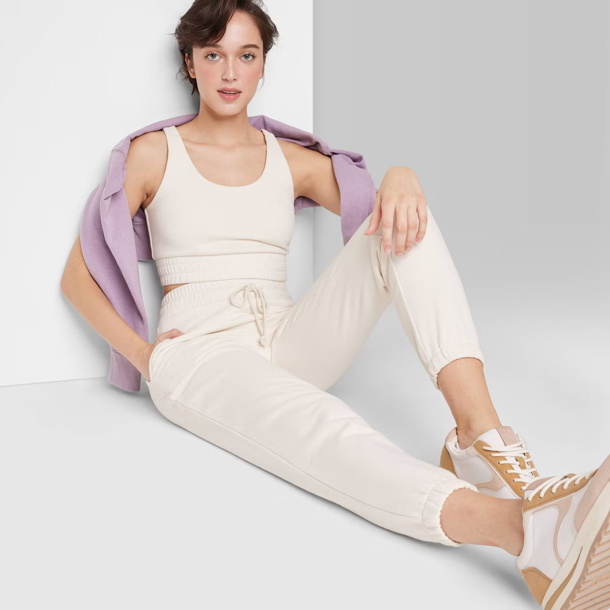 Women's Slim Fit Sweatshirt Bra Tank Top - Wild Fable™ | Target