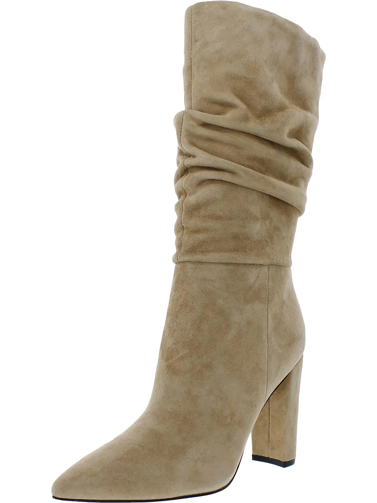 Gomer Womens Leather Pointed Toe Mid-Calf Boots | Shop Simon
