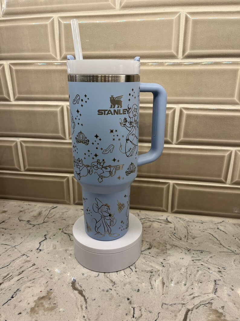 Cindy Princesses Stanley Engraved 30 and 40oz,stanley Quencher 2.0 Water Bottle Cup With a Handle... | Etsy (US)