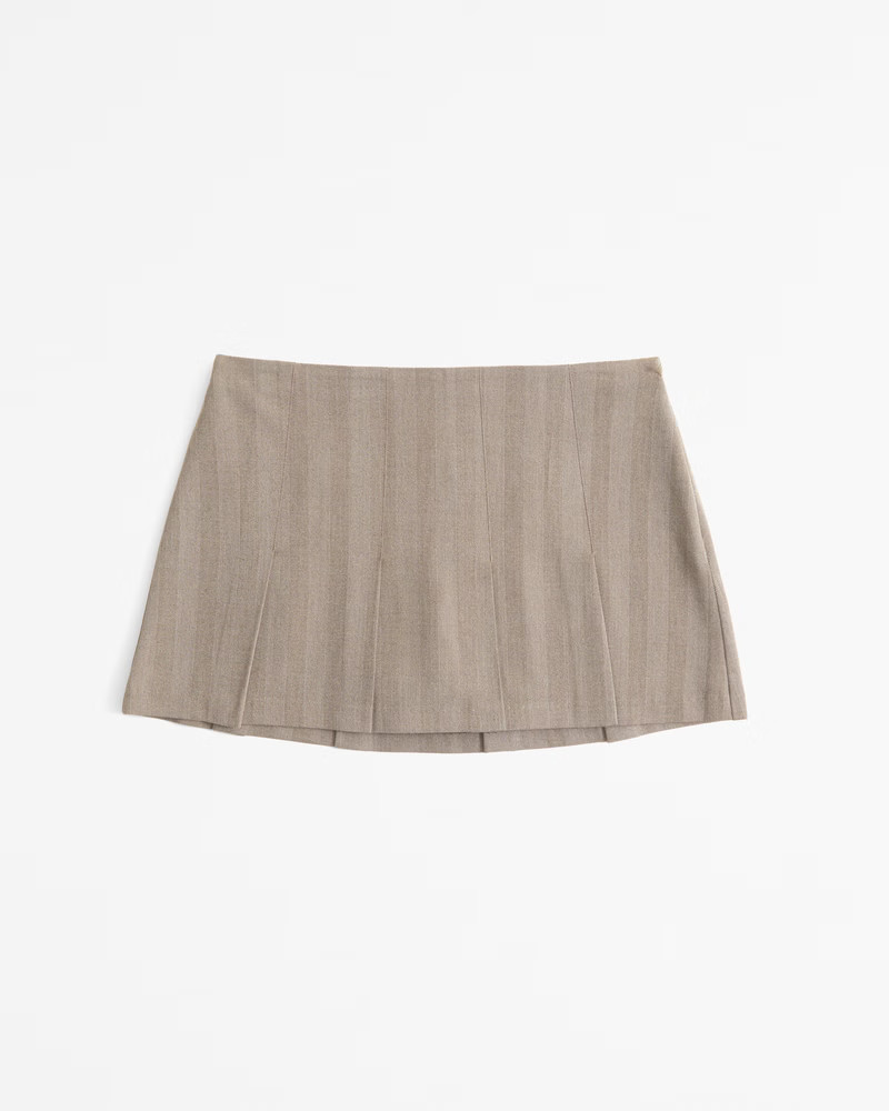 Women's Mid Rise Pleated Mini Skort | Women's Bottoms | Abercrombie.com | Abercrombie & Fitch (US)