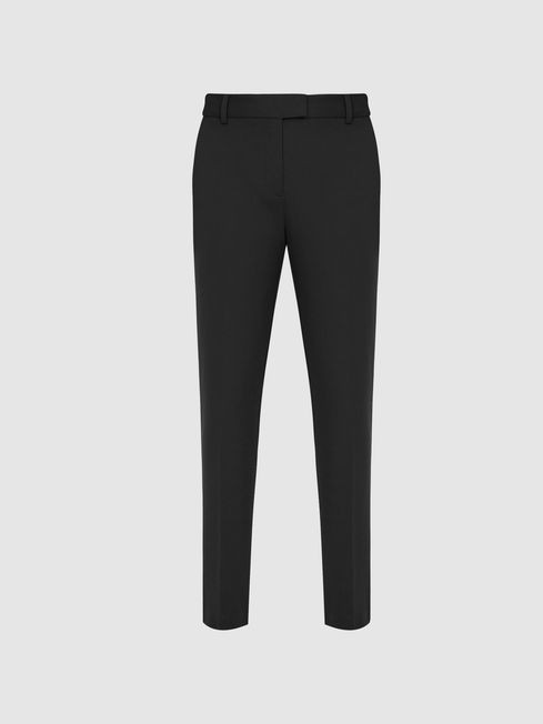 Reiss Black Joanne Petite Slim Fit Tailored Trousers | Reiss (UK)