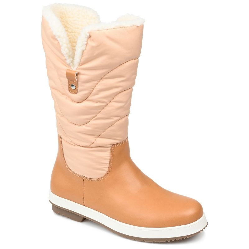 Journee Collection Womens Pippah Tru Comfort Foam Block Heel Winter Boots | Target
