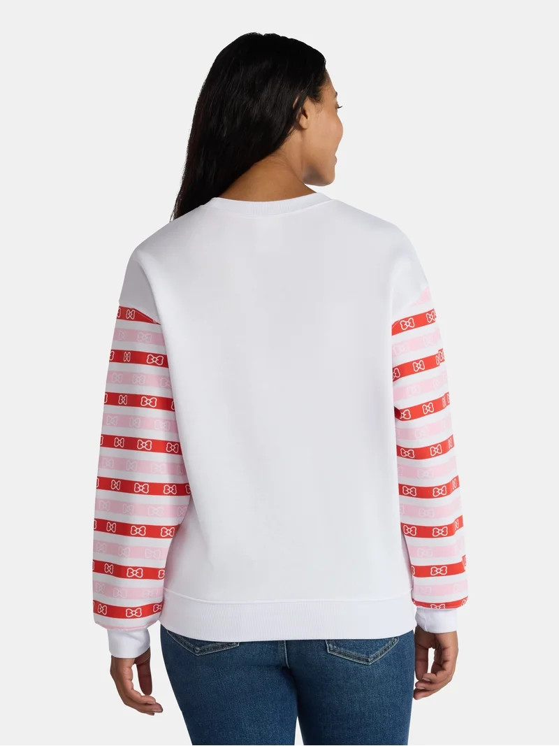 Hello Kitty and Friends Women's Light Up Christmas Graphic Sweatshirt with Long Sleeves, Sizes XX... | Walmart (US)