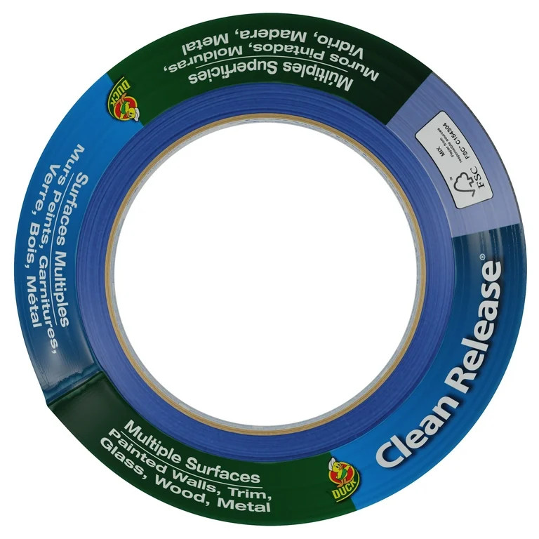 Duck Clean Release 0.94 in. x 60 yd. Blue Painter's Tape | Walmart (US)
