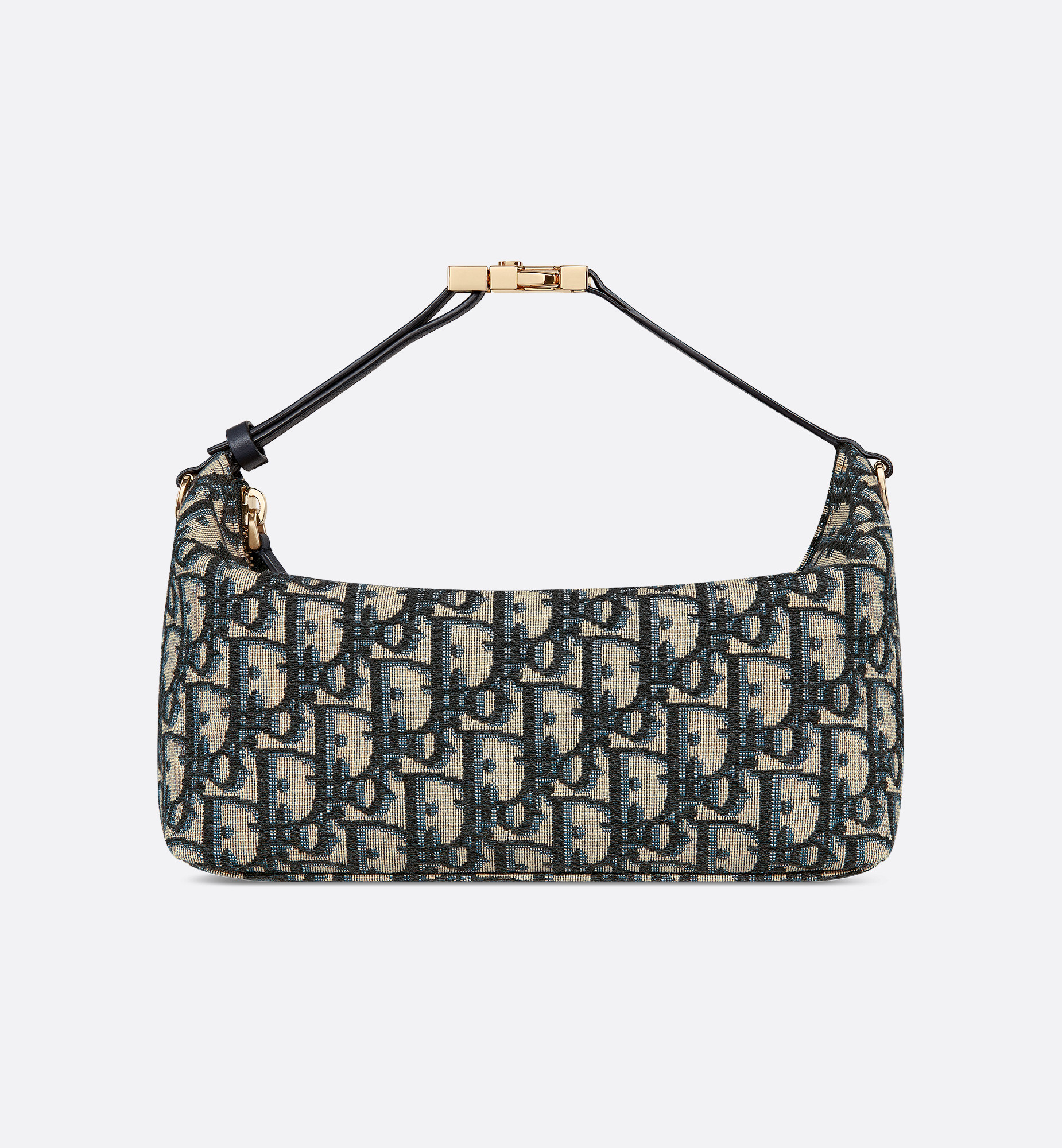 Medium DiorTravel Nomad Pouch Blue Dior Oblique Jacquard | DIOR | Christian Dior Parfums UK