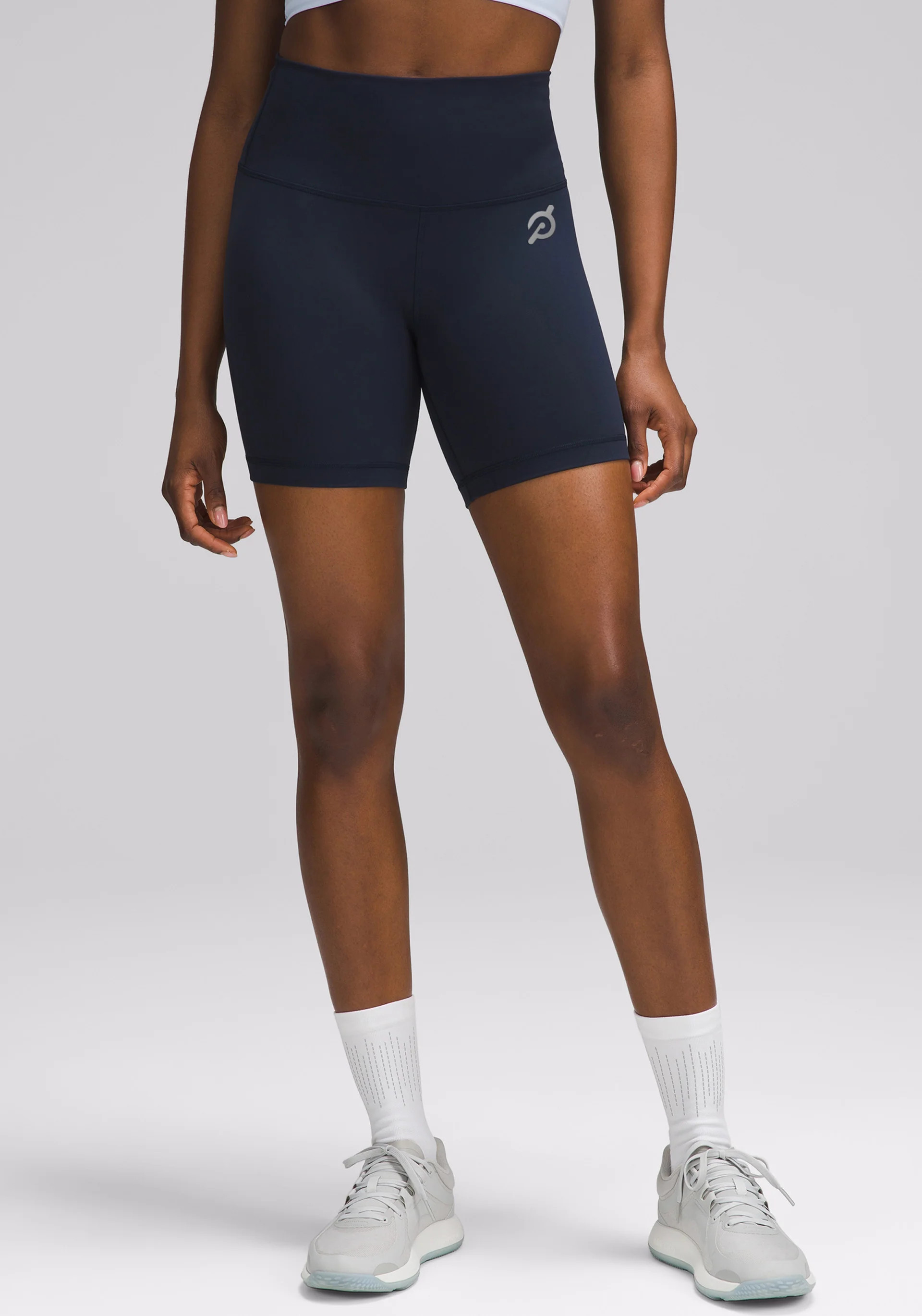 Peloton X Lululemon Women's Wunder Train High Rise Shorts 6" in Multi - Cycling Performance Apparel | Peloton Apparel