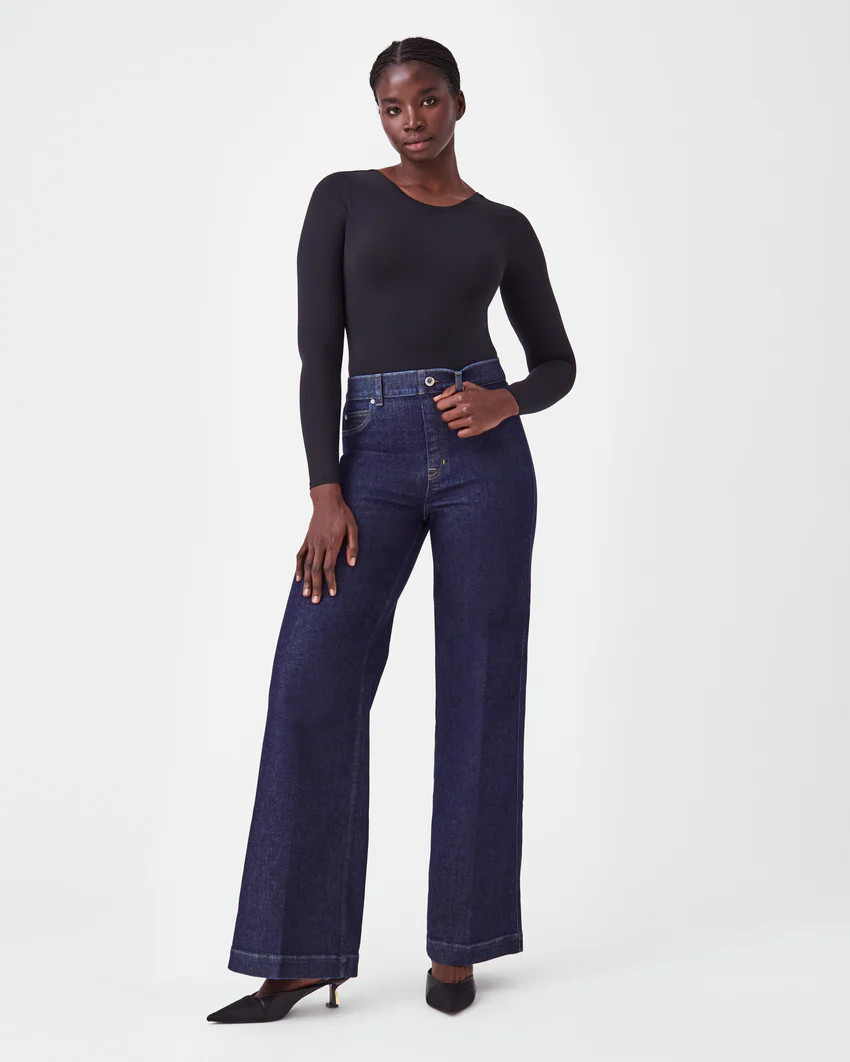 Suit Yourself Long Sleeve Scoop Neck Bodysuit | Spanx