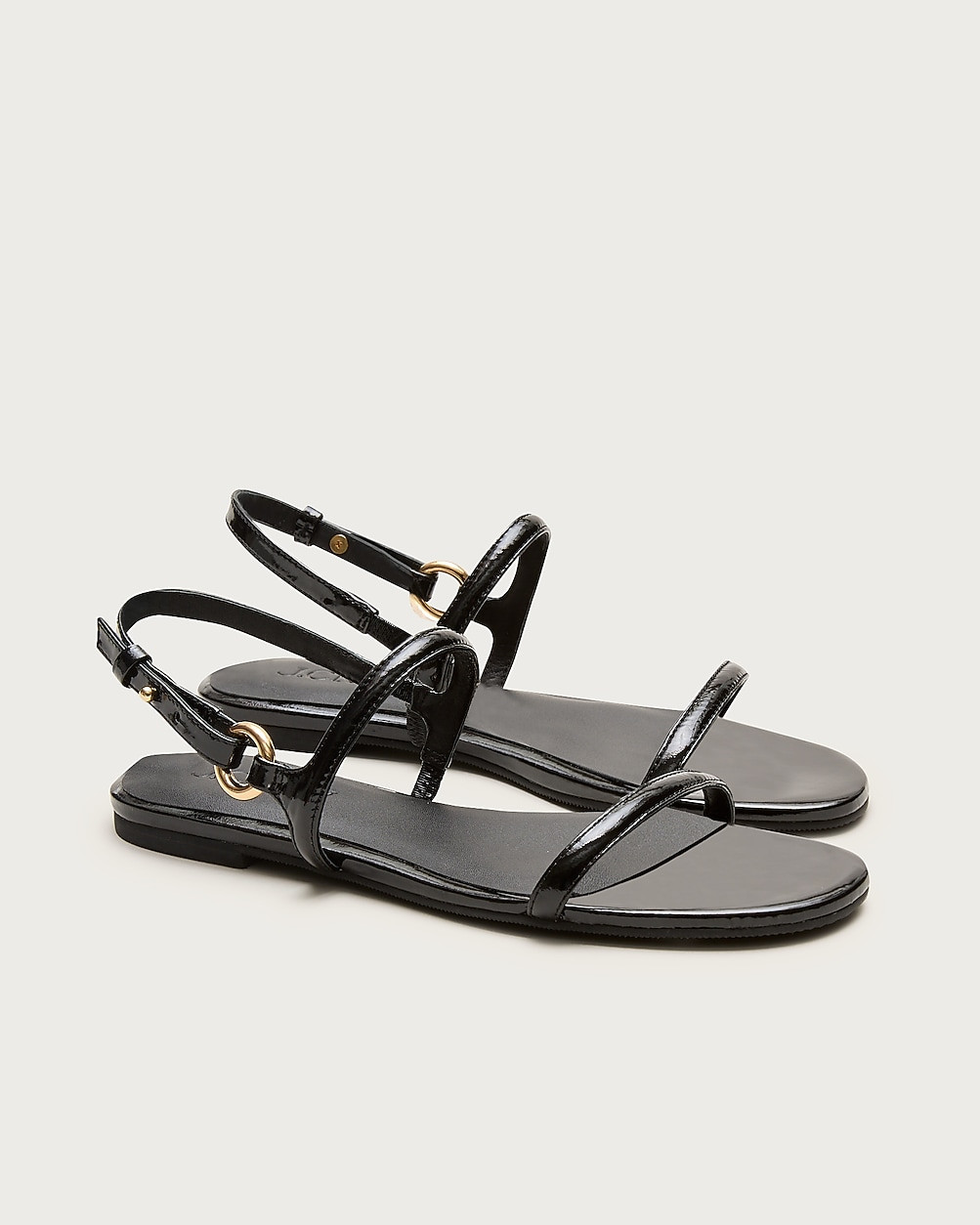 Audrey sandals in patent leather | J. Crew US