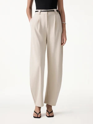 CoolTouch Stretch Ponte High Rise Cropped Barrel Pants | OGLmove