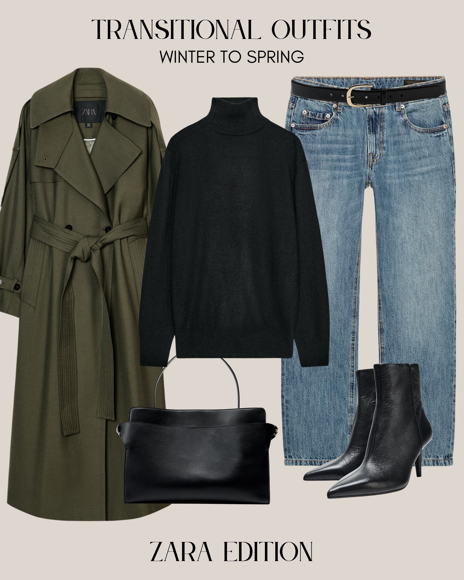 It’s usually around this time of year that I start thinking about transitional outfits for when we move in to Spring.
Here I’ve created some transitional looks with new-in pieces from Zara. 

#LTKeurope #LTKspring #LTKuk