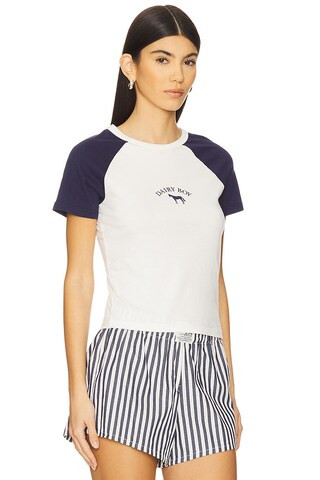 x REVOLVE East Coast Baseball Tee in Navy | Revolve Clothing (Global)