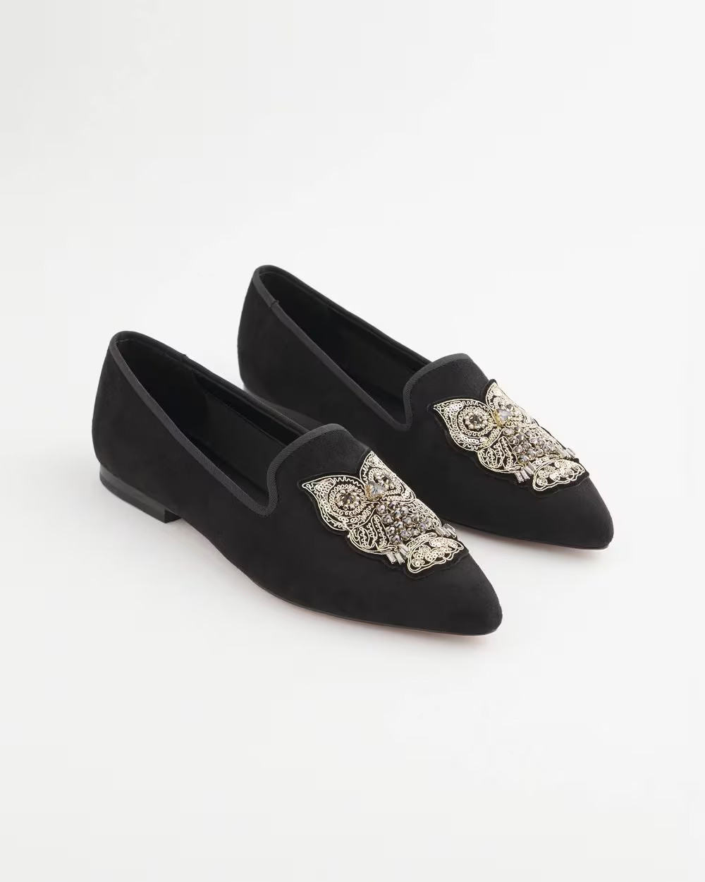 Black Microsuede Loafers | Chico's