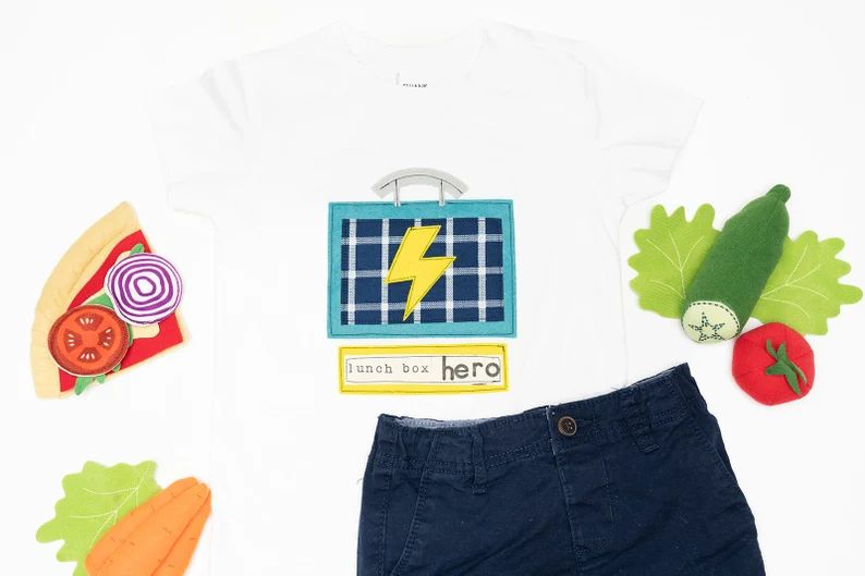Back to School Shirt | First Day of School Shirt Clearance Items Lunch Box Hero Shirt | Clearance... | Etsy (US)