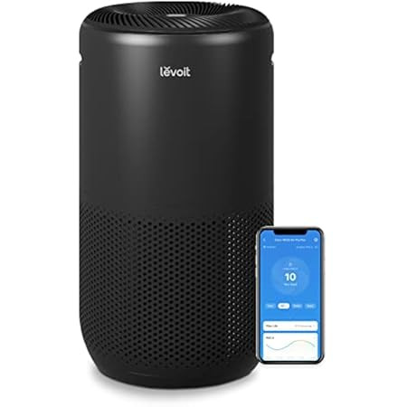LEVOIT Air Purifiers for Home, Smart WiFi Alexa Control, H13 True HEPA Filter for Allergies, Pets, S | Amazon (US)