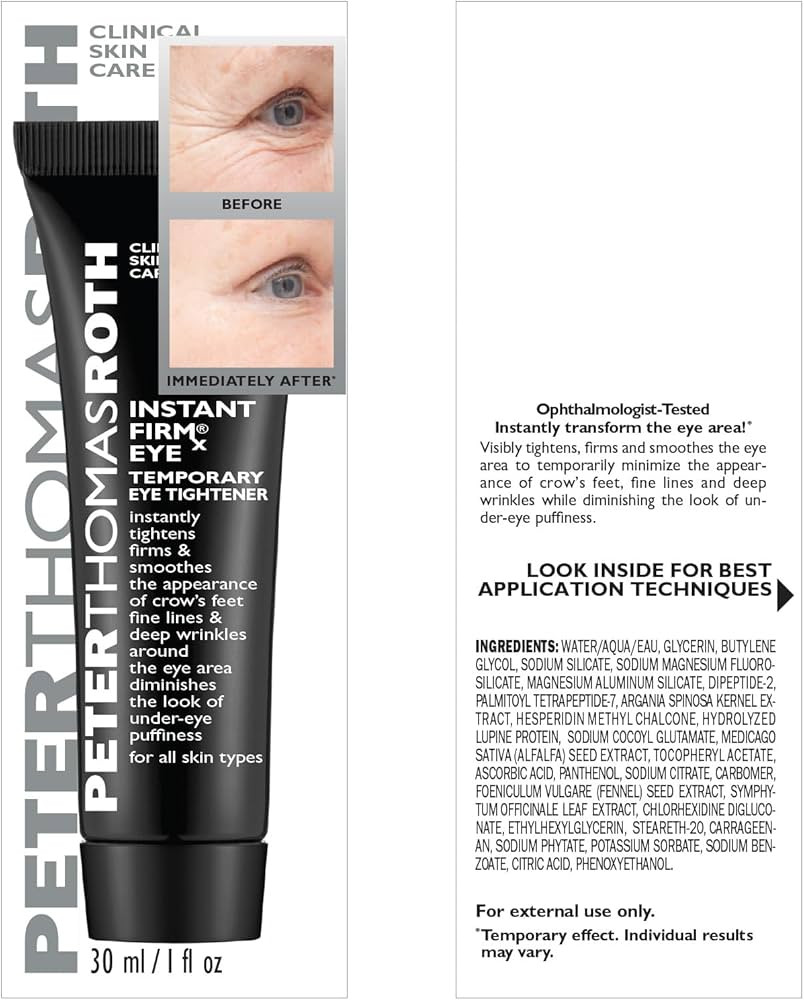 Peter Thomas Roth | Instant FIRMx Temporary Eye Tightener | Firm and Smooth the Look of Fine Line... | Amazon (US)