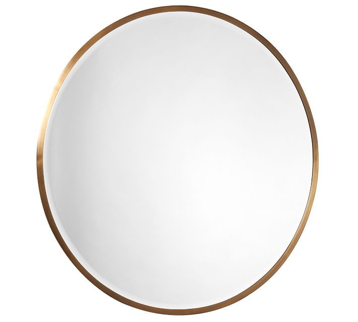 Layne 49" Round Wall Mirror 49" | Pottery Barn (US)
