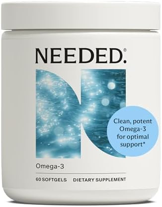 Needed. Prenatal Omega-3 - High Potency Dose of Sustainably Sourced Fish Oil, 1000mg DHA, 1000mg ... | Amazon (US)