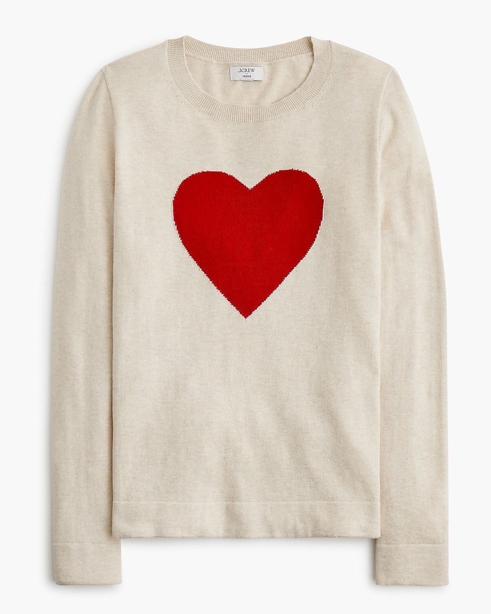 Heart Teddie sweater | J.Crew Factory