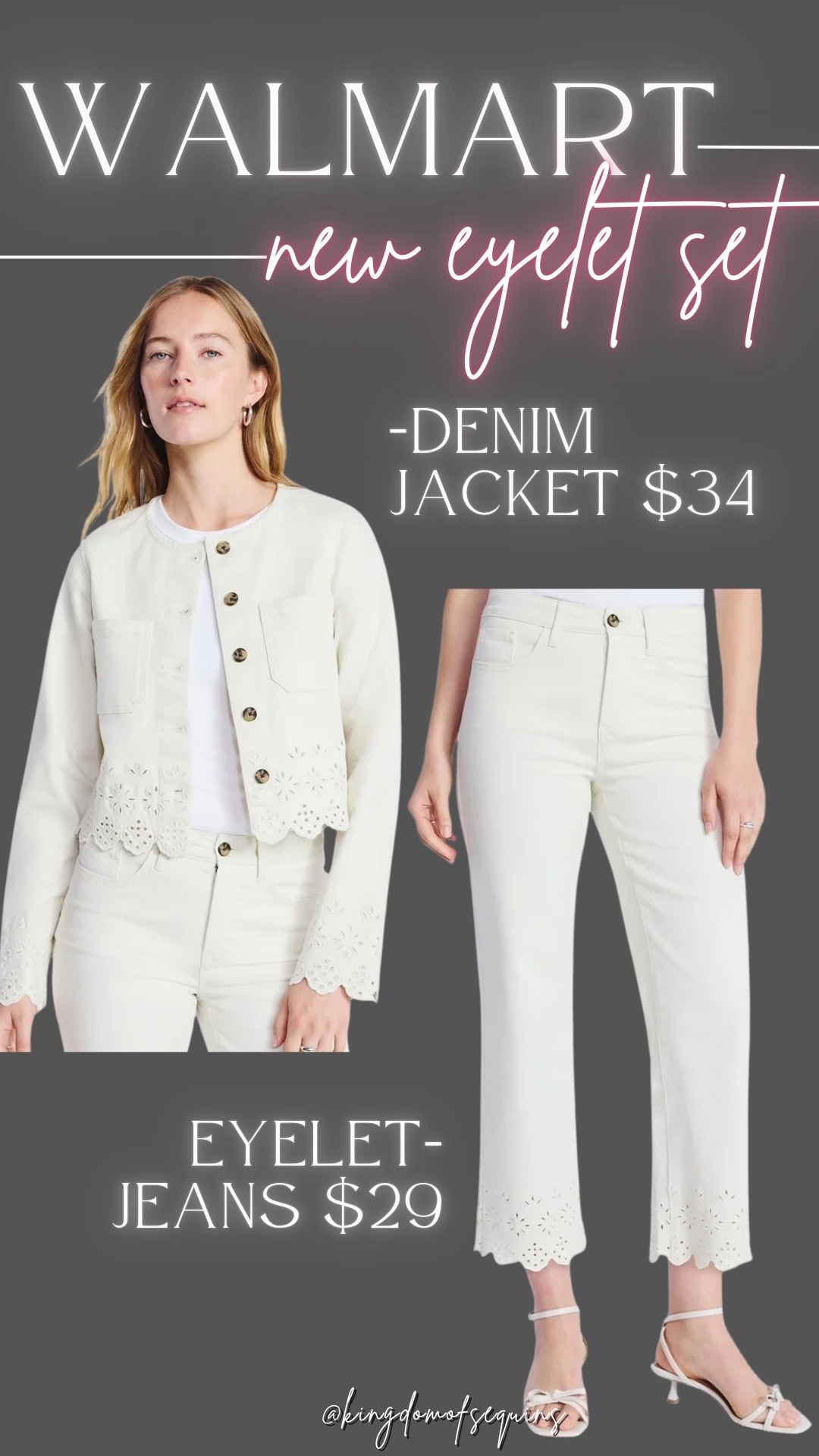 The prettiest new eyelet set!

#LTKstyletip #LTKsalealert #LTKSeasonal