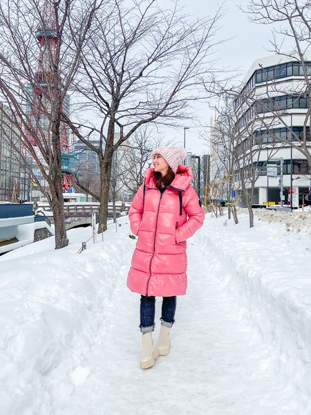 Snowy days in Japan! Jacket is from Save the duck still available on their direct website but linking the shorter puffer version below! This outfit was super cute and the pinks really made the color pop from the white snow! And kept me super warm too! 10/10 recommend! Also wore the set of cutest Sherpa teddy fleece snow boots too, they are 100% water and snow proof and just made the cutest outfit ever! 

#LTKtravel #LTKstyletip #LTKSeasonal