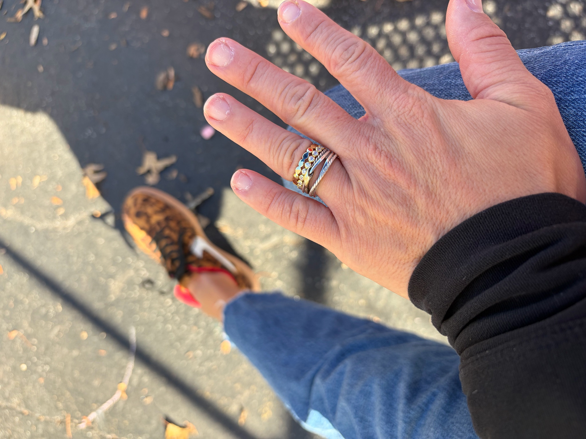 Love a ring stack. I just ordered another gold band to add to my stack.  I’ll share that one and these, two. 


@Etsy #ringstack #goldrings #rings #tennisshoes #leopardprint #leopardshoes #LTKSaleAlert #giftidea #giftforher