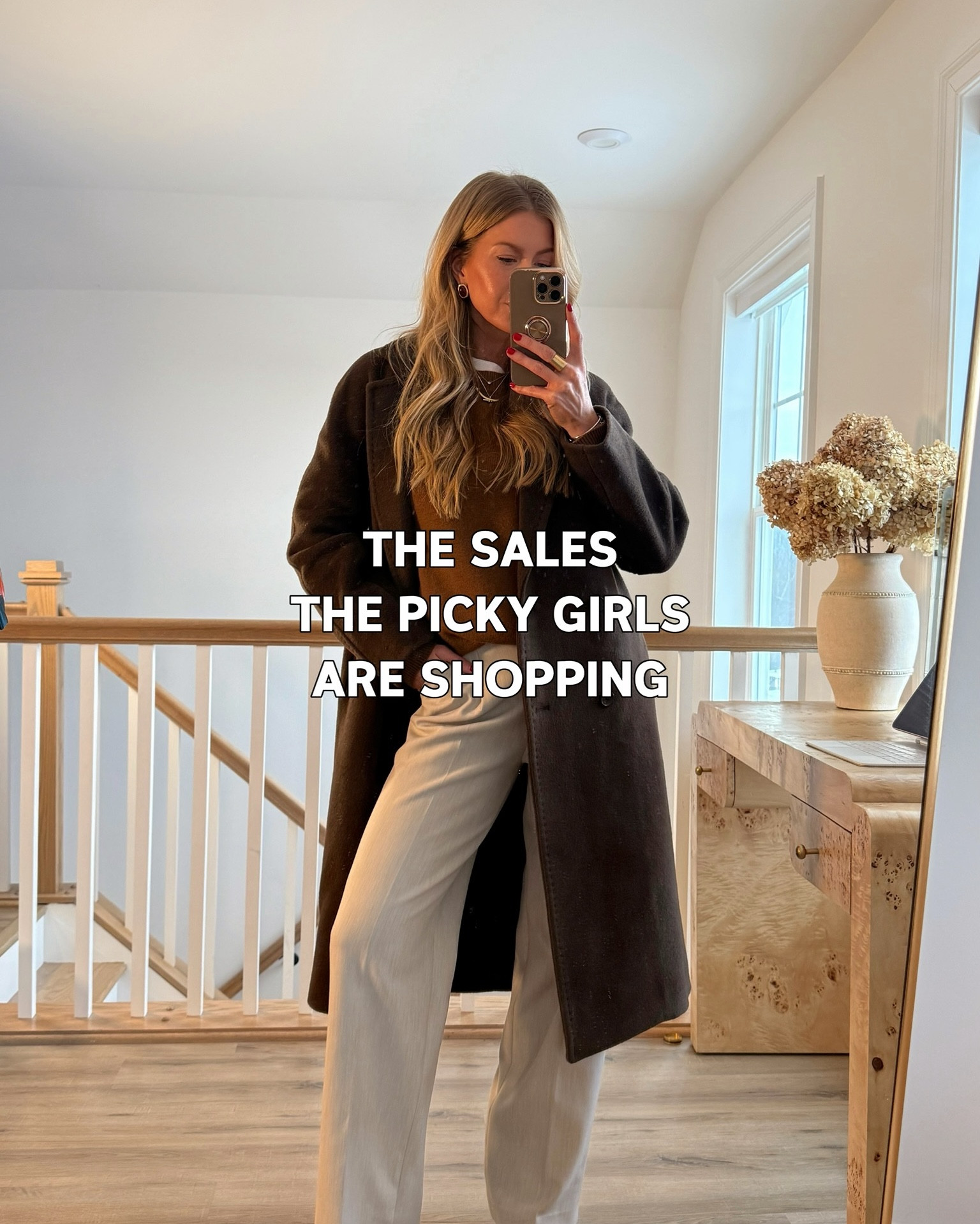 The Sales the Picky Girls are Shopping! 
The slouch cost: runs TTS, wearing size small.
The effortless pant: runs TTS, wearing size small. 
The Raglan Hoodie: runs oversized, wearing size small. 
The Isabelle sweater: runs oversized, wearing size small. 
The Lodge pant: run TTS, wearing size small. 

#LTKgrwm #LTKSaleAlert #LTKootd