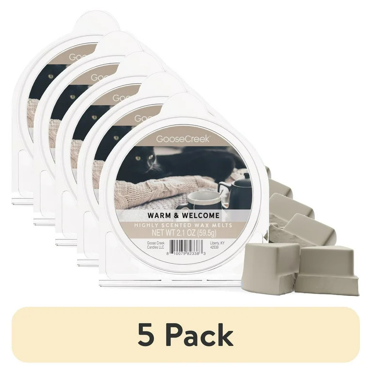 (5 pack) Goose Creek Warm & Welcome Scented Wax Melts, 2.1oz. | Walmart (US)