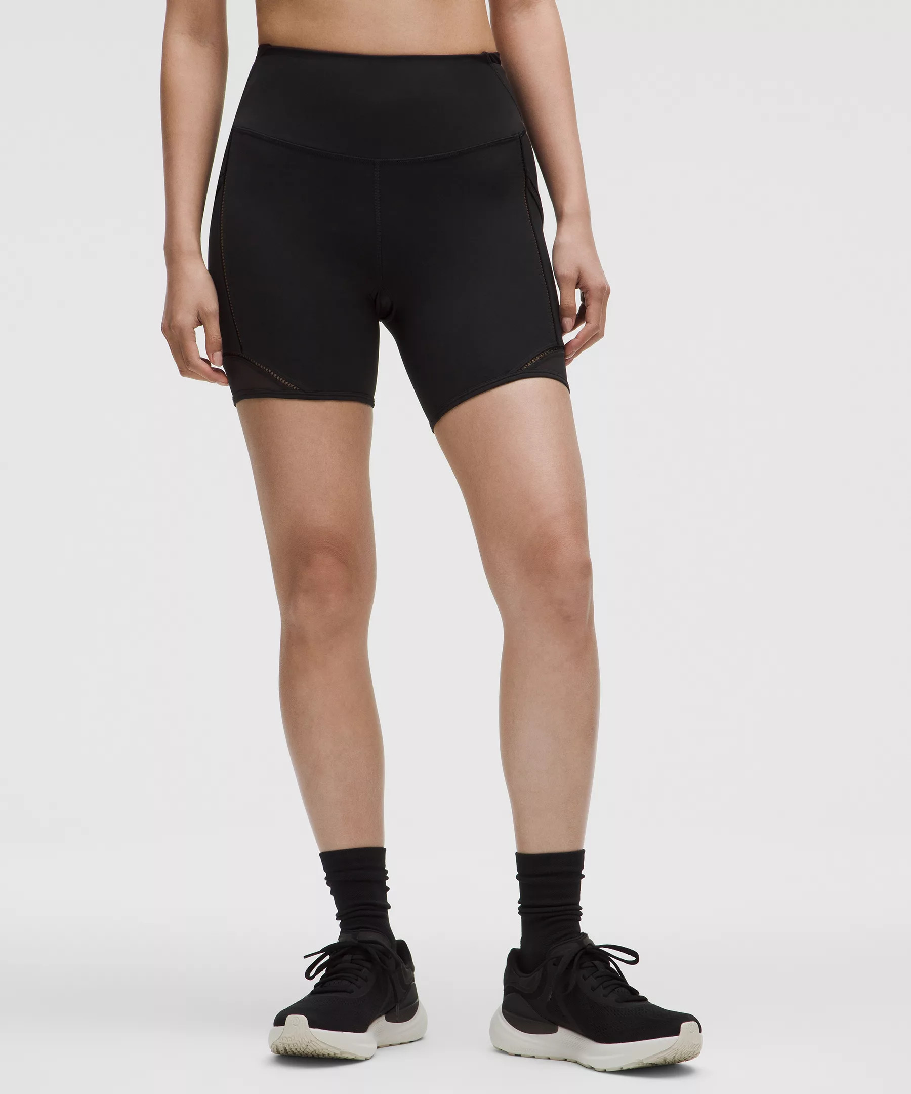 Fast and Free High-Rise Lace Trim Short 6" | Lululemon (US)