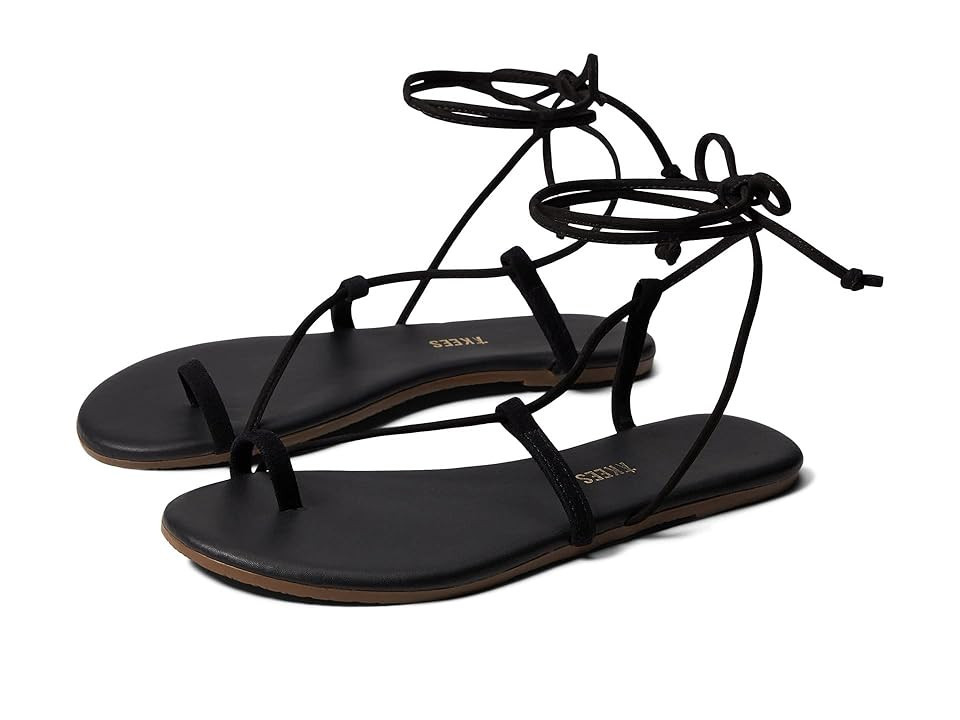 TKEES Jo Women's Sandals Black : 9 B - Medium, Leather | Zappos