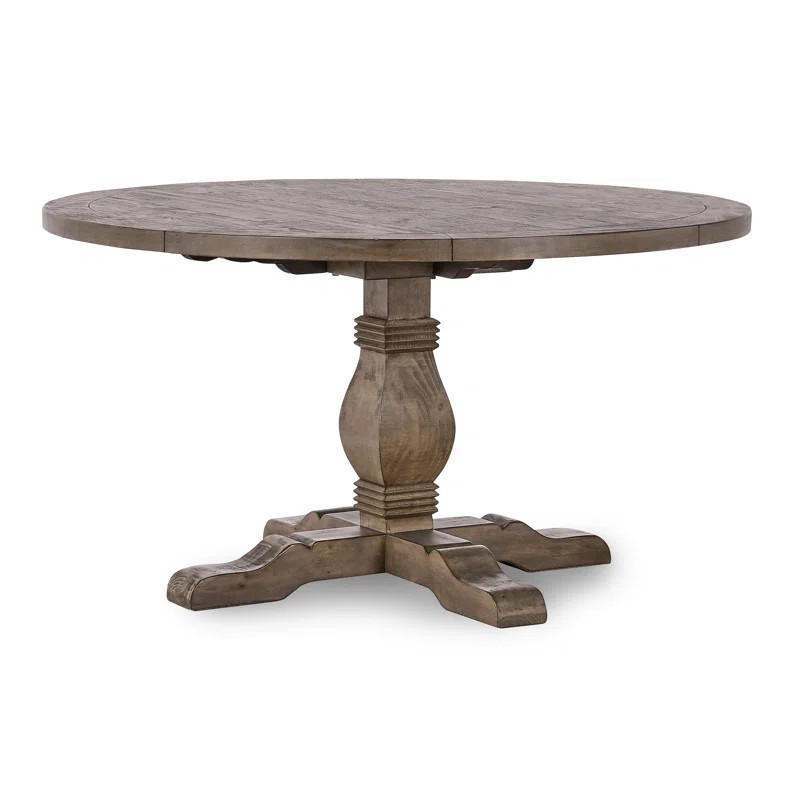 Kinston Round Solid Wood Dining Table | Wayfair North America