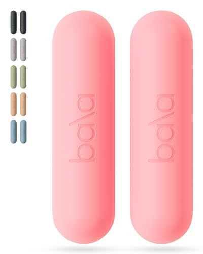 Bala Bars - Set of 2 (3lb Each) | Dumbbell Set | Yoga, Dance, Barre, Pilates, Cardio, Aerobics, Walking | Blush | Amazon (US)