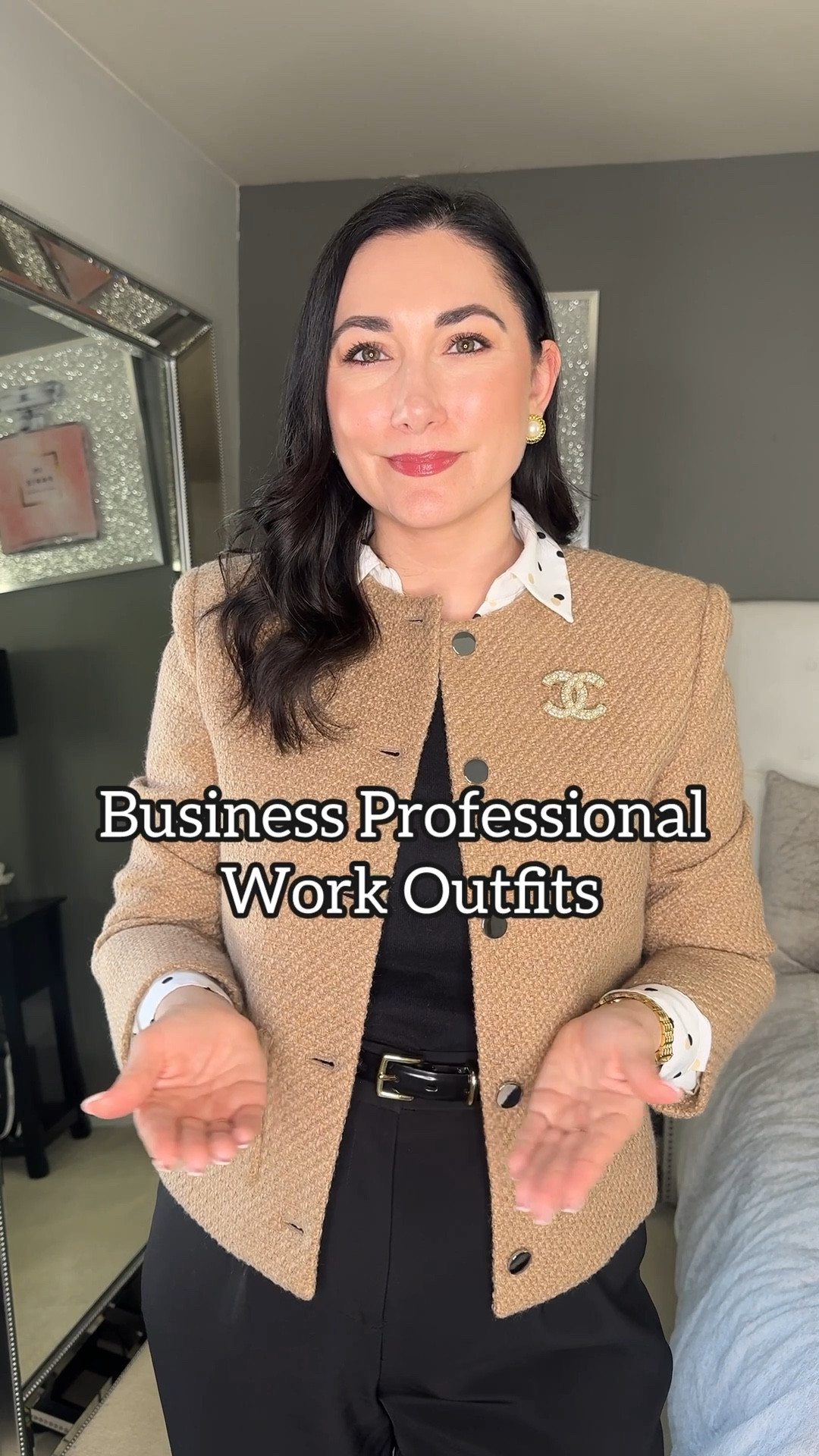 Business professional work outfit ideas ❤️ 

I’m starting a workwear series based off the different levels of workwear attire. Today I’m starting with business professional which is more formal in presentation and neutral in tone. Generally you will see suit sets, blazers, dress shirts/blouses, trousers, dresses/skirts and closed toe shoes. I always think of the show Suits when thinking of what would be acceptable in this work environment. 

#interviewoutfits #businessprofessional #workwear #officeoutfits 




#LTKSeasonal #LTKWorkwear
