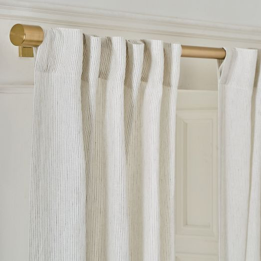 European Flax Linen Blackout Curtain | West Elm (US)