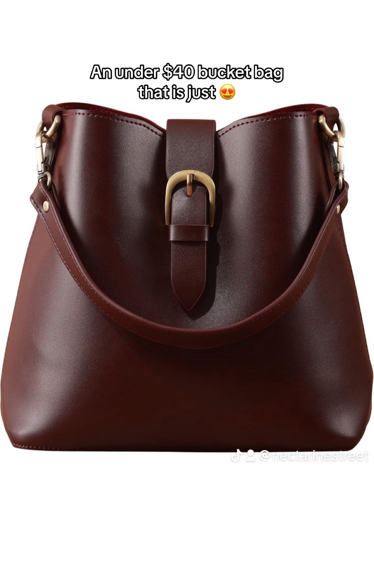 Bucket bag
Burgundy bag
Amazon bag 
Handbag
Bucket handbag
Vegan leather bag
Amazon purse

#LTKfindsunder50 #LTKworkwear