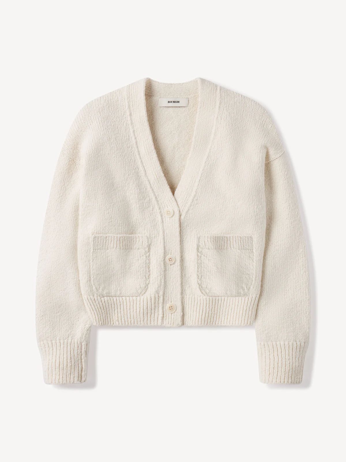 Natural Soft Spun Boxy Cardigan - Buck Mason- Modern American Classics | Buck Mason