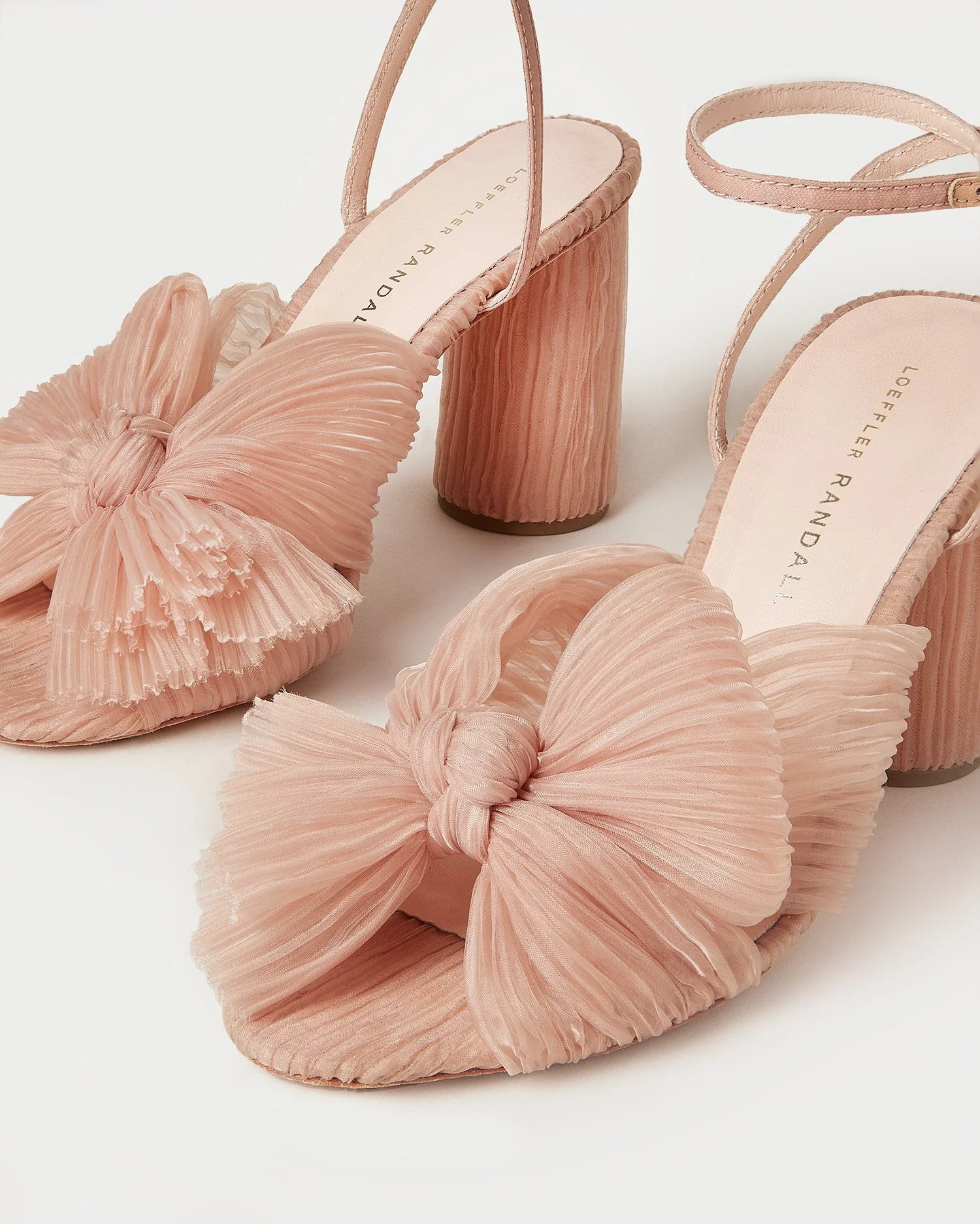 Camellia Beauty Pleated Bow Heel | Loeffler Randall