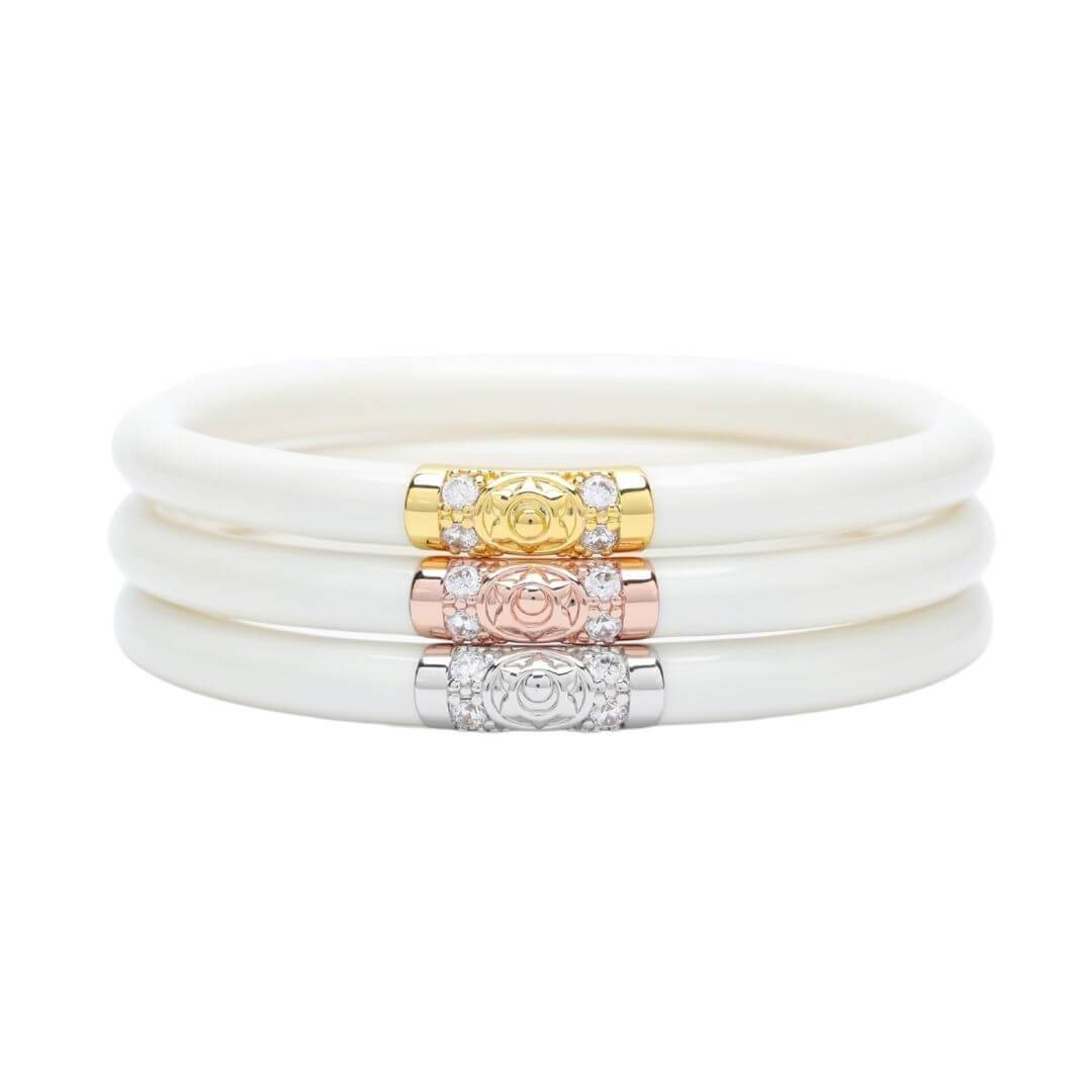 Three Kings All Weather Bangles® (AWB®) - Ivory | BuDhaGirl