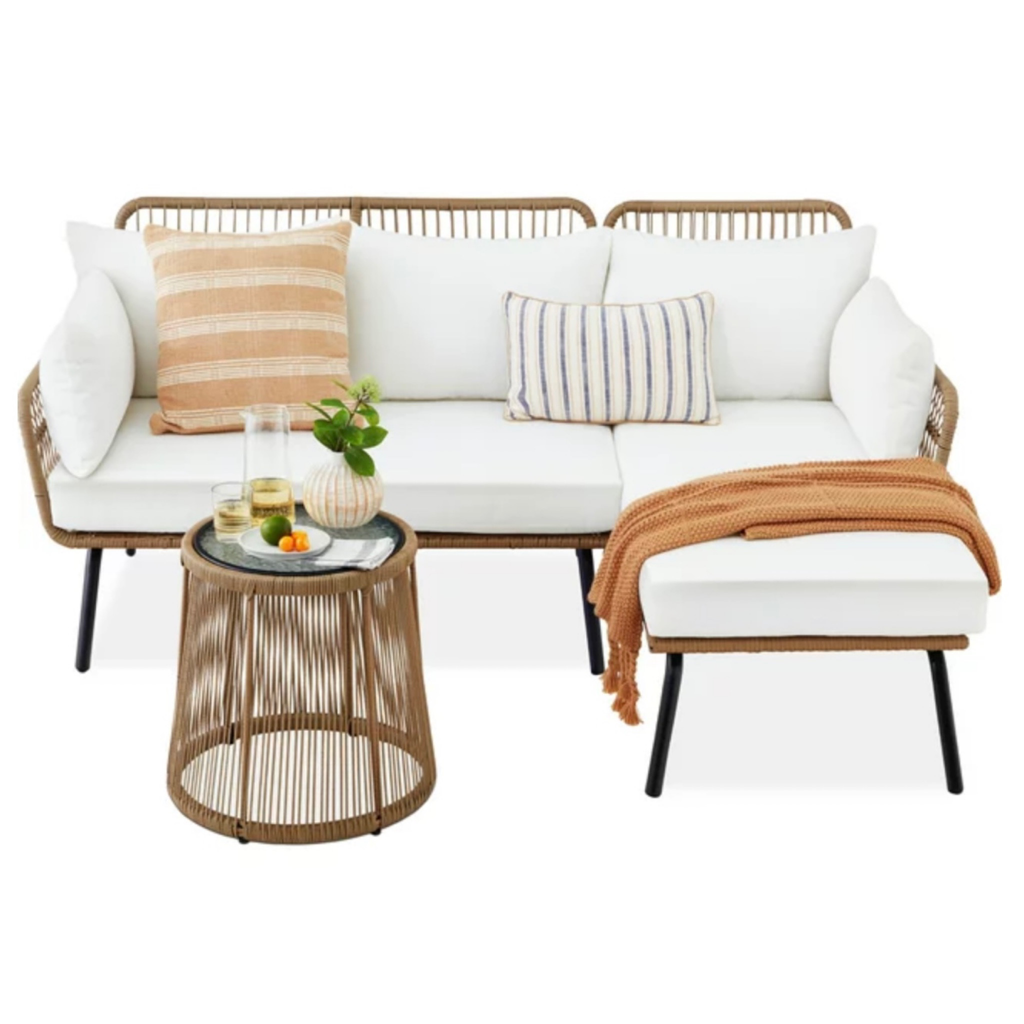 Walmart outdoor furniture sale! Oh, how cute is this set?!! I love it! 
Patio, sofa, modern, neutral, cozy

#LTKhome #LTKSeasonal #LTKsalealert